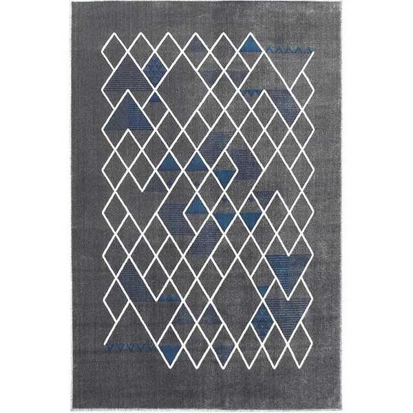 Tapete Para Sala Lyre Anil 1,00x1,50 São Carlos