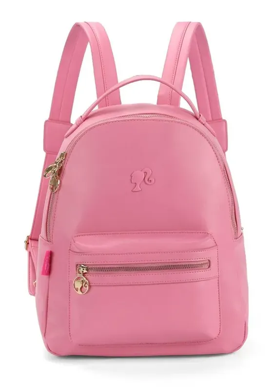 Mochila Feminina Barbie Luxcel BB67178 Rosa Pink