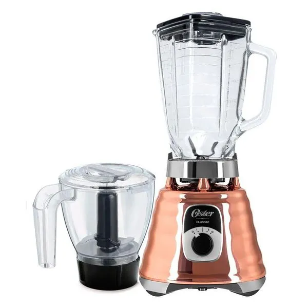 Kit Oster New Osterizer Liquidificador E Base Processadora Cobre 220V