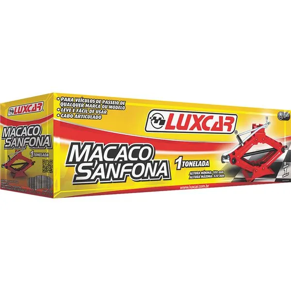 Macaco Hidráulico 1T Sanfona 8150 Luxcar