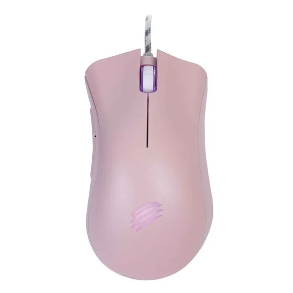 Mouse Gamer USB Oex Boreal MS319 Rosa