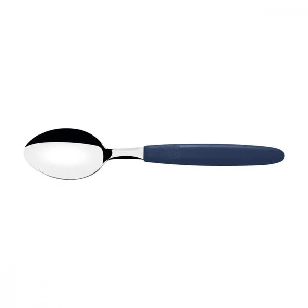 Colher de Mesa Tramontina Ipanema com Lamina em Aço Inox e Cabo de Polipropileno Azul