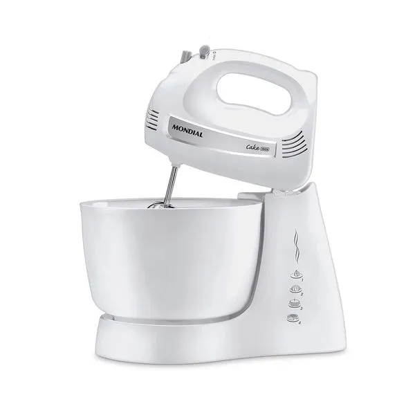 Batedeira Mondial Cake Branca B-50-W - 500W 220V UNICA