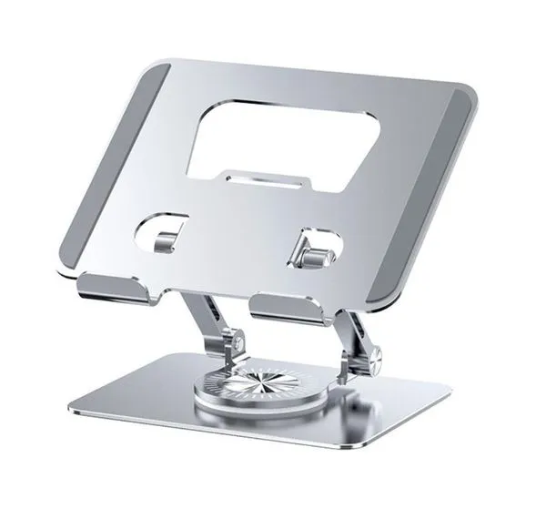 Suporte De Mesa Giratório 360° De Alumínio Para Tablet e iPad