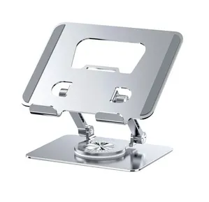 Suporte De Mesa Giratório 360° De Alumínio Para Tablet e iPad