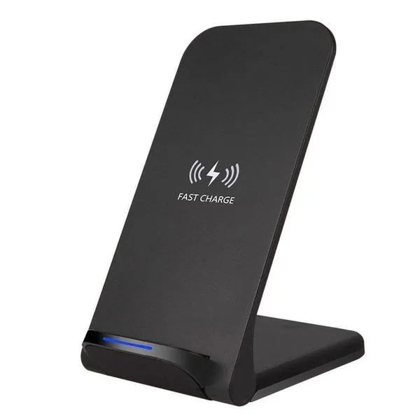Carregador Vertical Wireless 15w Qi Sem Fio Para Iphone Samsung