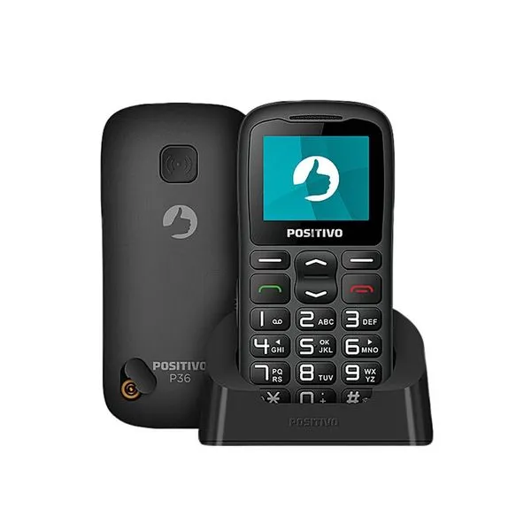 Celular Positivo P36 Dual Chip Tela 1.8" 3G Preto