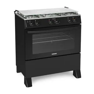 Fogão 5 Bocas Itatiaia Star New Acendimento Automático | Preto (Bivolt)