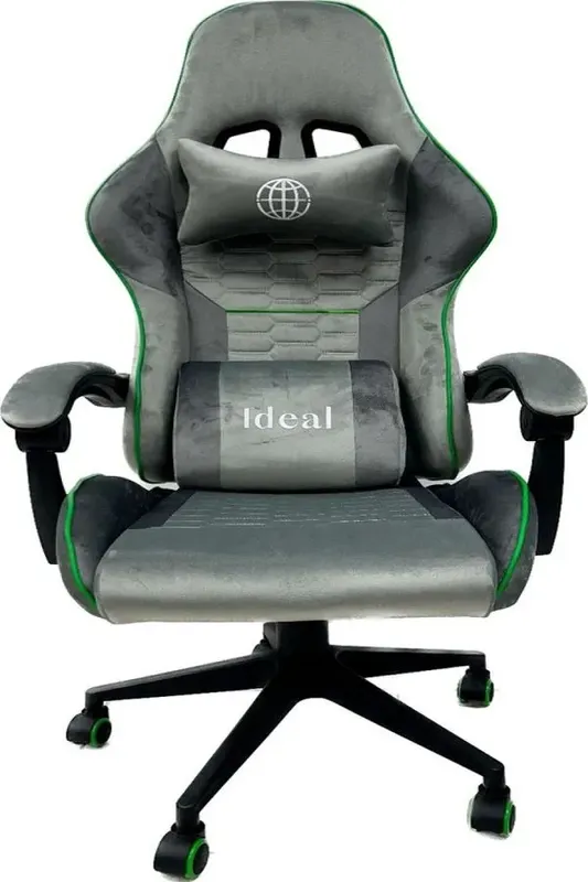 Cadeira Gamer Giratória - Cinza