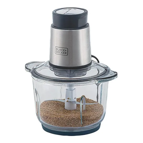 Mini Processador Black & Decker Gourmand Gris MP300G 220V