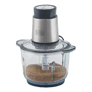 Mini Processador Black & Decker Gourmand Gris MP300G 220V