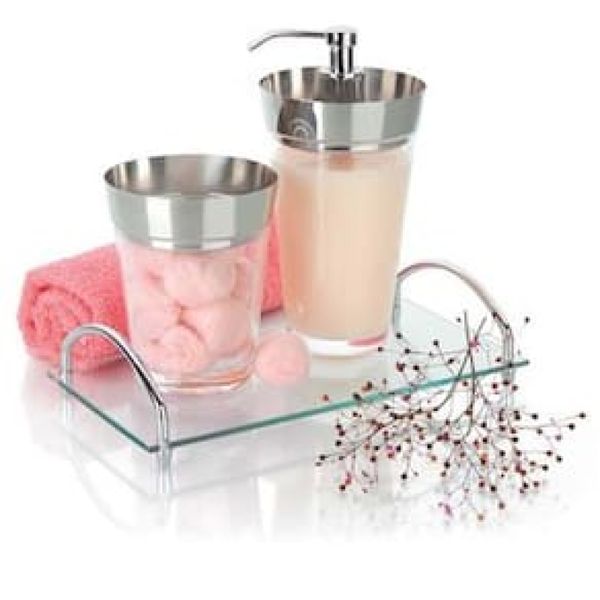 Bandeja Lavabo com Alça Dry Forma Transparente