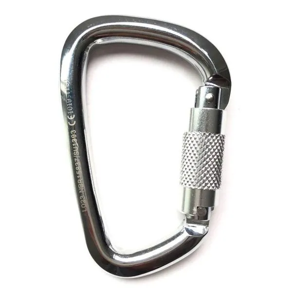Mosquetão Sideup Aço D Trava Automática 50kn Xlarge