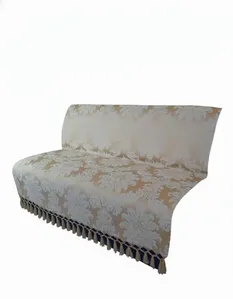 Manta Xale jacquard sala Sofá Dourada 1,80x1,40 reversível