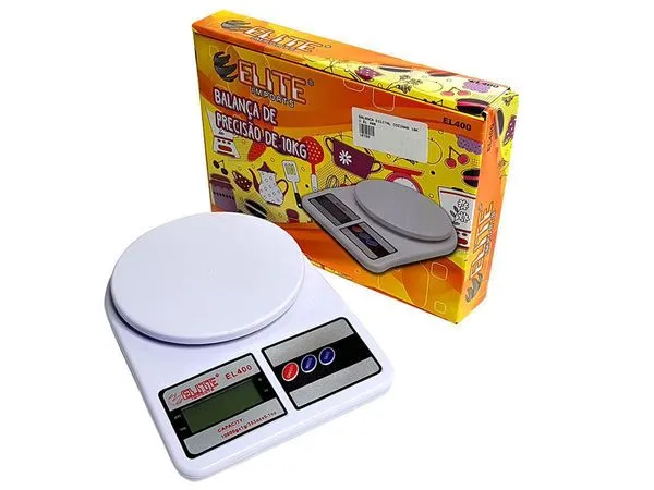 Balança Digital Cozinha Precisão 10Kg Elite Imports El400