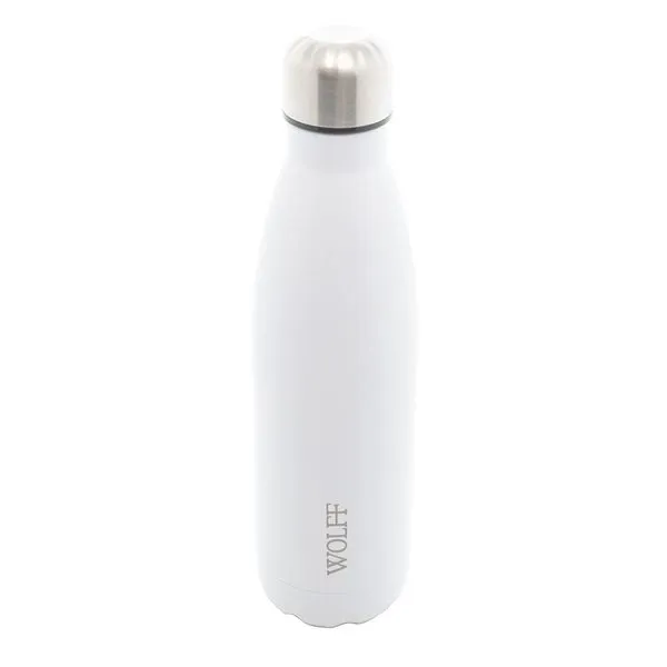 Garrafa Térmica Wolff Ice em Aço Inox com Parede Dupla Branca - 500ml Branco
