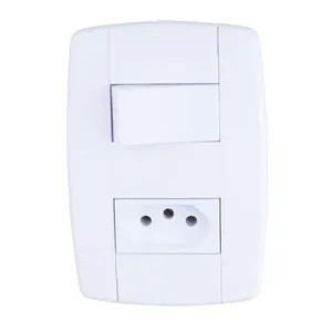 Conjunto Interruptor com Tomada 2P+T 10A Ilumi Lev 87200
