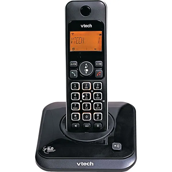 Telefone sem Fio com Identificador e Viva Voz Dect Lyrix Vtech 550 - Preto