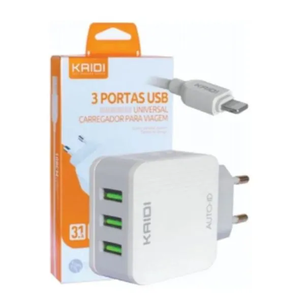 Caregador Power Bank Portátil kaidi 5000 Mah