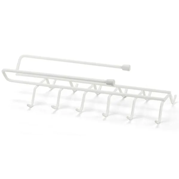 Suporte para Xícaras e Canecas Arthi Com Ponteira Plástica - Branco