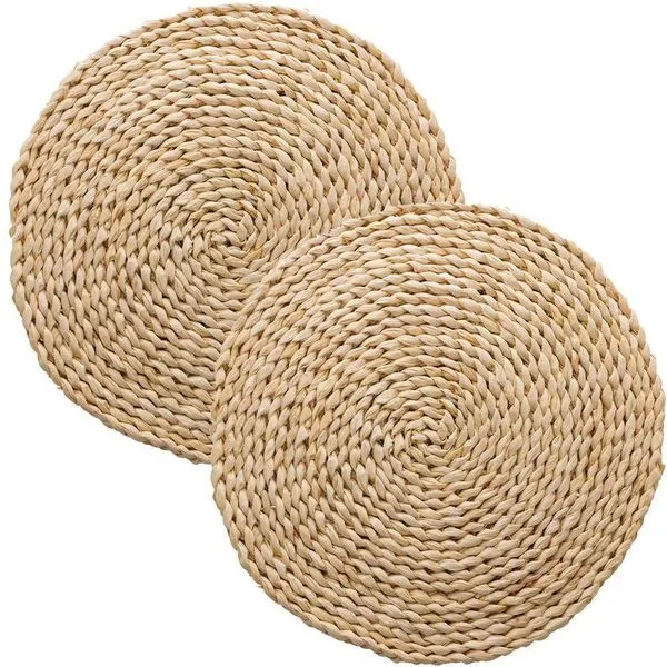 Jogo 2 Americano Fibra Natural Estilo Rústico 38cm