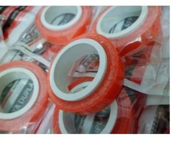 Kit 50x Rolo De Fita Dupla Face Adesiva 3m 1 Metro X 9,5mm