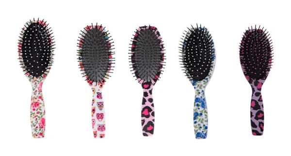 Escova de Cabelo Oval Estampada Escobel Colors 992 Sortida