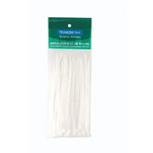 Abraçadeira de Nylon 295x4,6 mm Tramontina Branca