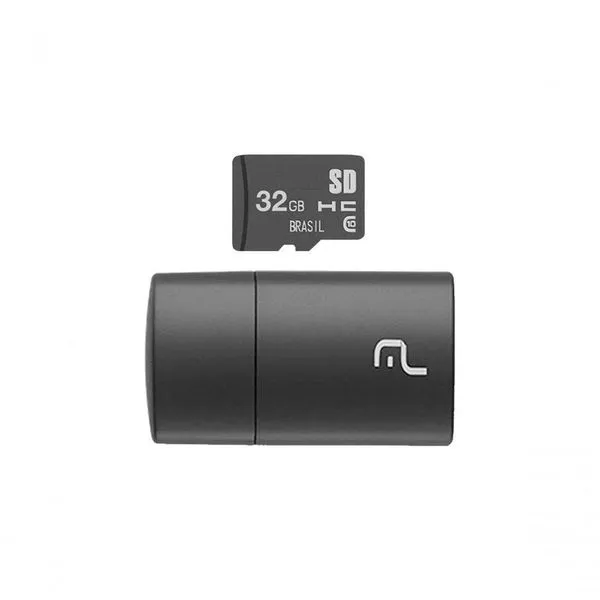 Cartão Micro Sd 32gb Com Leitor Usb Classe 4 Mc163