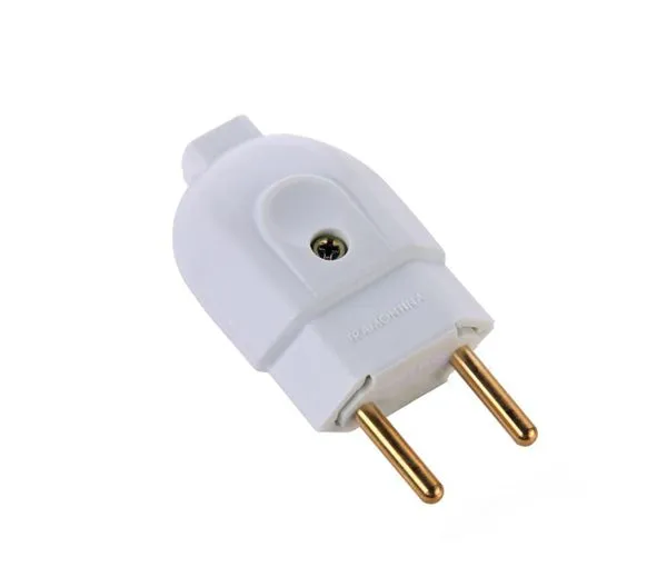 Kit 4 Plugue Macho 2P 20 A 250 V Tramontina Branco