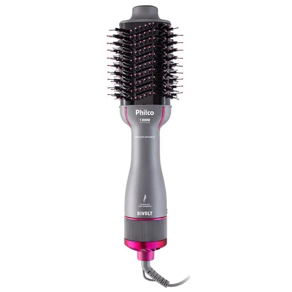 Escova Secadora Philco Advance 4 em 1 1300W Bivolt PES25SR Bivolt