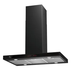 Coifa De Ilha Fischer Platinium Ebony 90 Cm Preto 127V