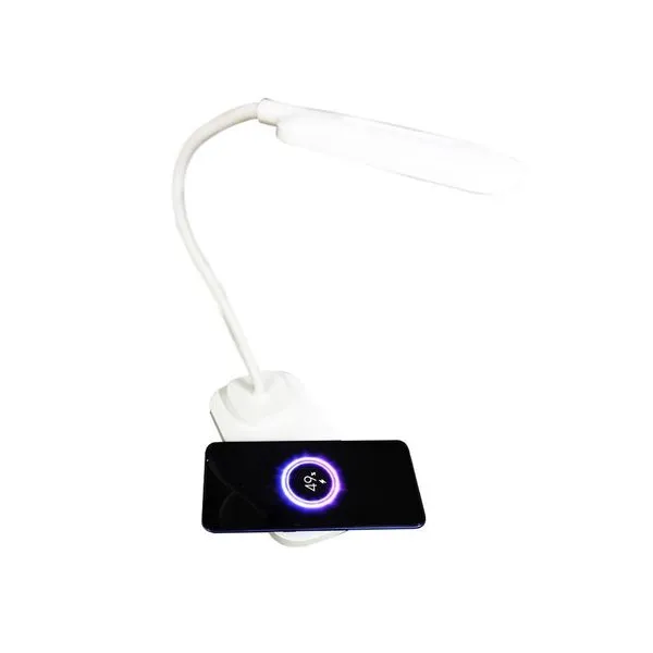 Luminaria de Mesa Led Carregador Induçao Celular Touch Artic Bivolt
