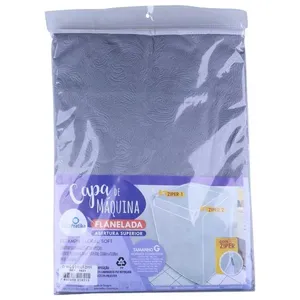 Capa para Máquina de Lavar Flan com Visor Superior Tamanho G Vida Pratika Sortida