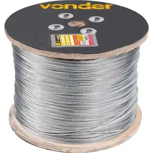 Cabo Aço Af Galvanizado 3,2-1/8 6X7 Vonder