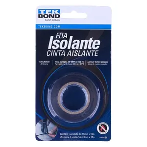 Fita Isolante 10m Tek Bond Bricolagem Fita Isolante 10m Tek Bond