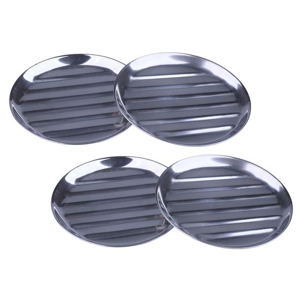 Conjunto 4 Porta Copos Inox 9cm Flare Cazza