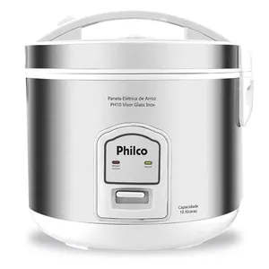Panela de Arroz Philco 10 Xícaras PH10B Visor Glass Inox 220V