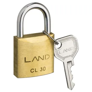 Cadeado 30mm Latão Land 2542