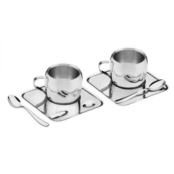Conjunto para Cafezinho Tramontina Continental Inox - 6 Peças Inox