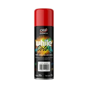 Tinta Spray Cor Vermelho Orbi 340ml - 220g