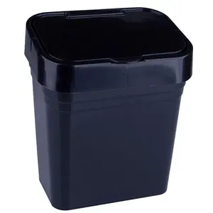 Lixeira de Pia 2.8L LP House Preta Lixeira Pia 2.8L LP House Preta