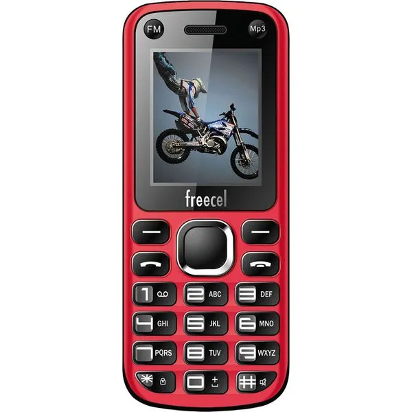 Celular Freecel Free Cross Desbloqueado Dual Chip Tela 1.7" Câmera Vermelho