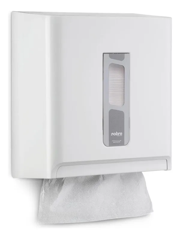 Dispense Papel Toalha Interfolhas Nobre Street Branco Parede