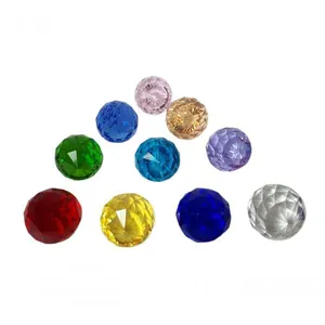 Bola De Cristal 3,0 Cm Com Argolas 10 Un