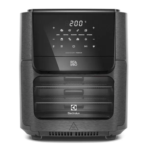 Fritadeira Air Fryer 12L Oven EAF90 Electrolux Preta 220V