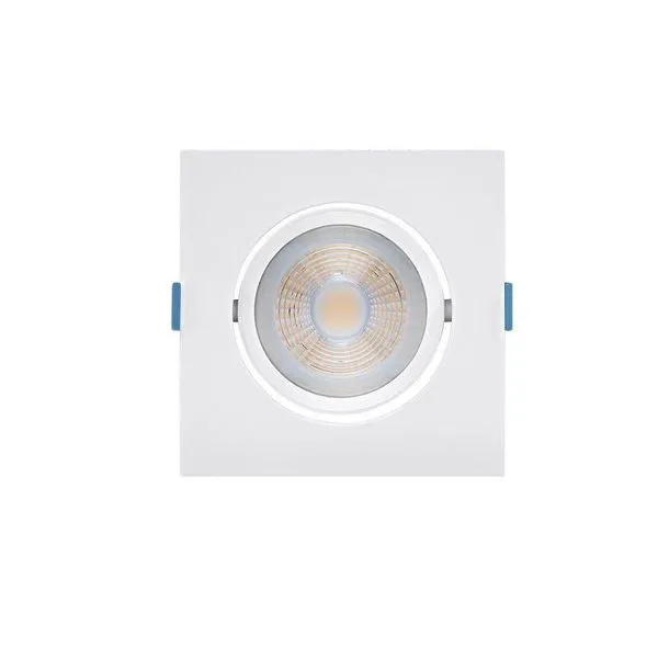 Spot De Led De Embutir Recuado Stella Easy Evo Par 20 Quadrado 7w Bivolt Branco - 4000k - Luz Neutra