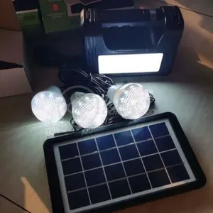 Kit Lanterna Placa Solar Carregador Portatil Emergência