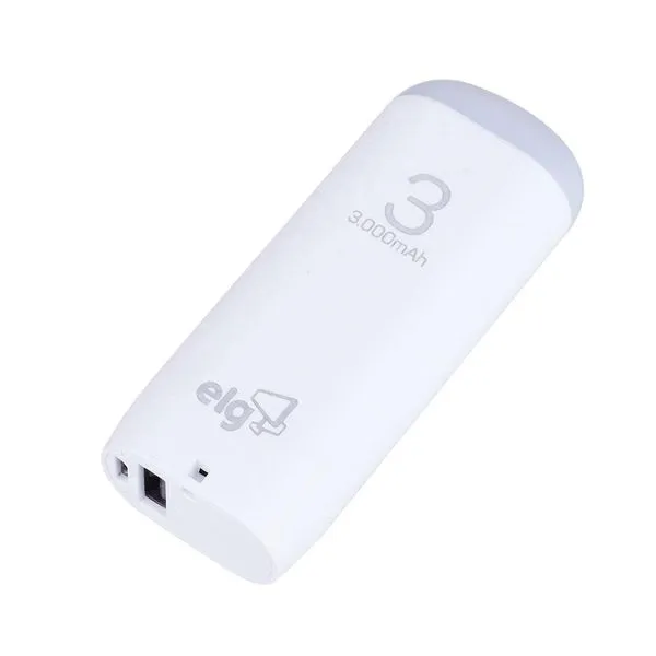 Carregador Portátil Powerbank 3000mAh ELG PB30 Branco