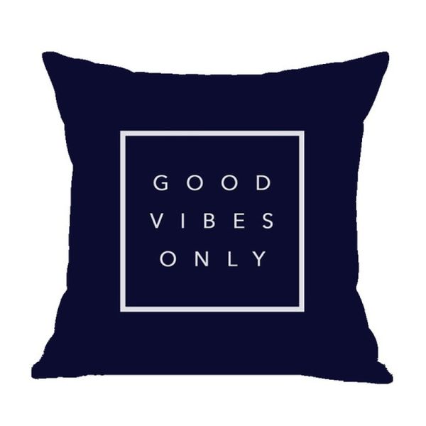 Almofada Good Vibes Azul
